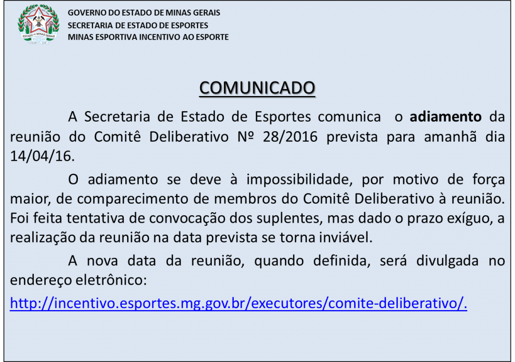 comunicado