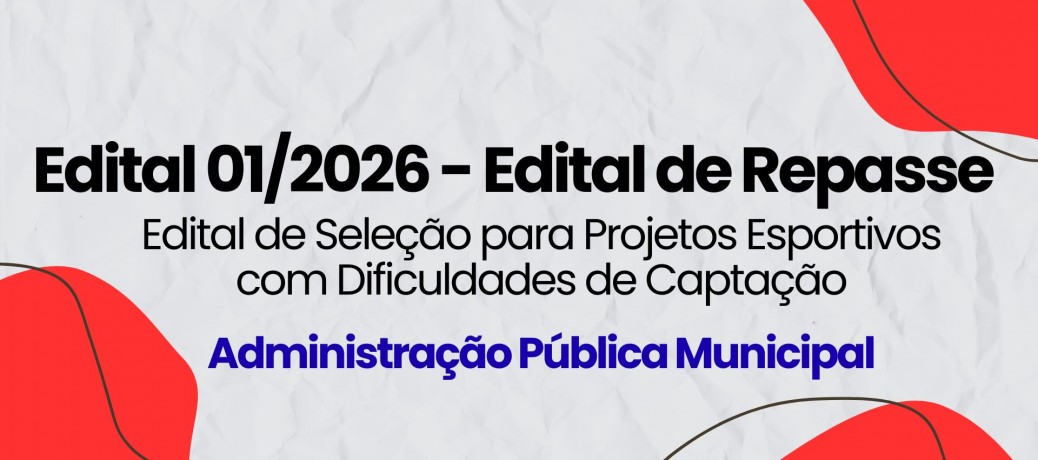 SEDESE publica Edital 01/2026 da Lei Estadual de Incentivo ao Esporte SEDESE publica Edital 01/2026 da Lei Estadual de Incentivo ao Esporte